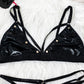 Shiny Black Cat Lingerie
