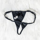 Shiny Thong Black